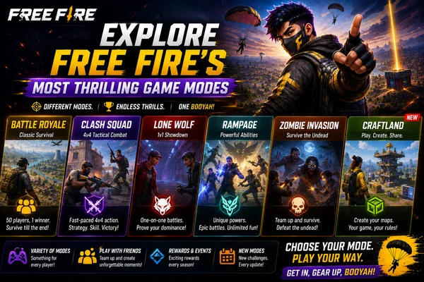 Explore Free Fire’s Most Thrilling Game Modes